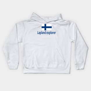 Finland Lapland Explorer Kids Hoodie